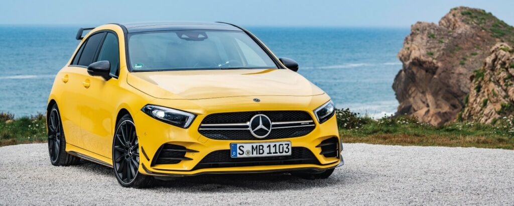 Mercedes A35 AMG - one of the fastest Hot-Hatches in 2021. 